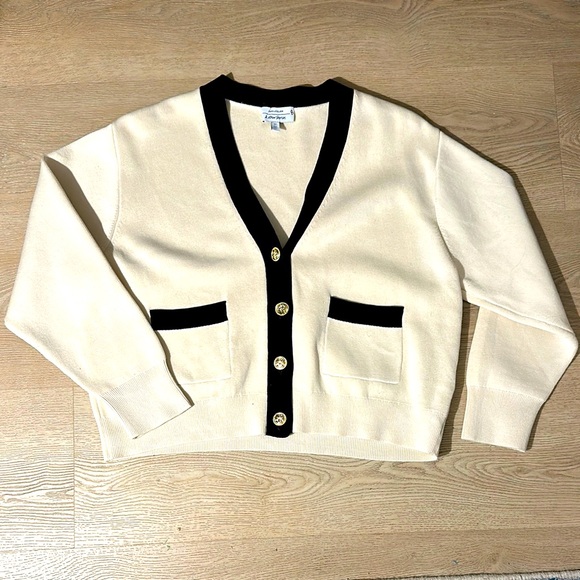 & Other Stories White and Black Cardigan - Picture 2 of 9